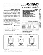 DataSheet MAX323 pdf